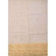 Chikankari Embroidered Cotton Saree 10038749