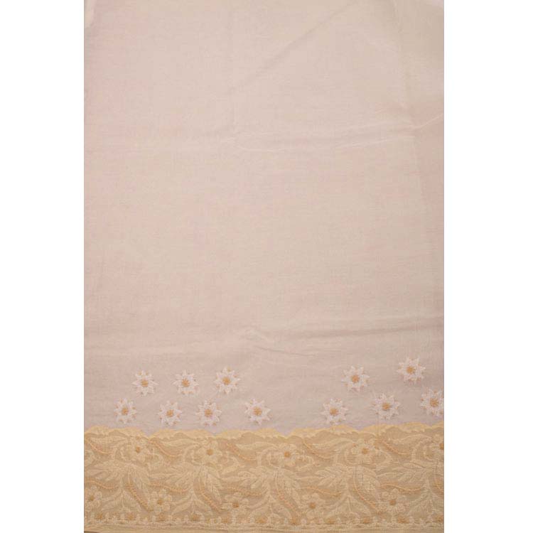 Chikankari Embroidered Cotton Saree 10038749