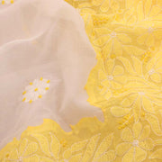 Chikankari Embroidered Cotton Saree 10038751