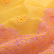 Chikankari Embroidered Cotton Saree 10038752