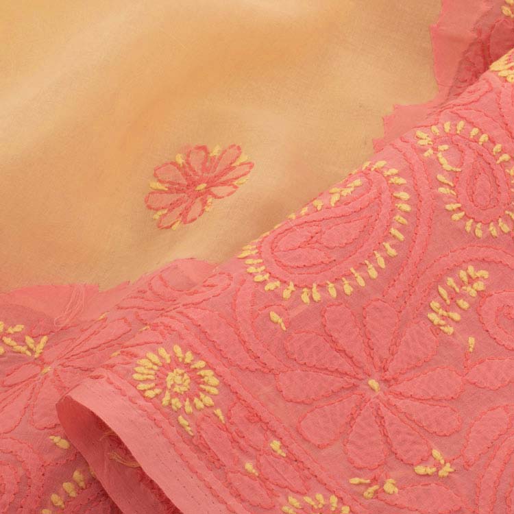 Chikankari Embroidered Cotton Saree 10038753