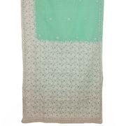 Chikankari Embroidered Cotton Saree 10038761
