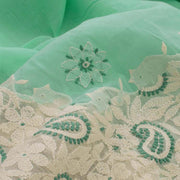 Chikankari Embroidered Cotton Saree 10038765