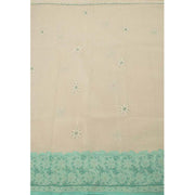 Chikankari Embroidered Cotton Saree 10038773