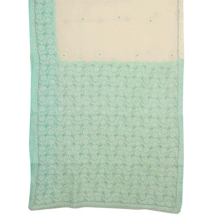 Chikankari Embroidered Cotton Saree 10038773