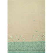 Chikankari Embroidered Cotton Saree 10038773