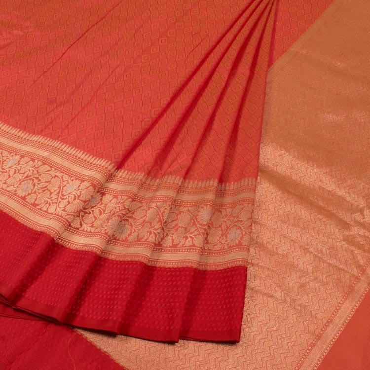 Handloom Banarasi Tanchoi Katan Silk Saree 10050357